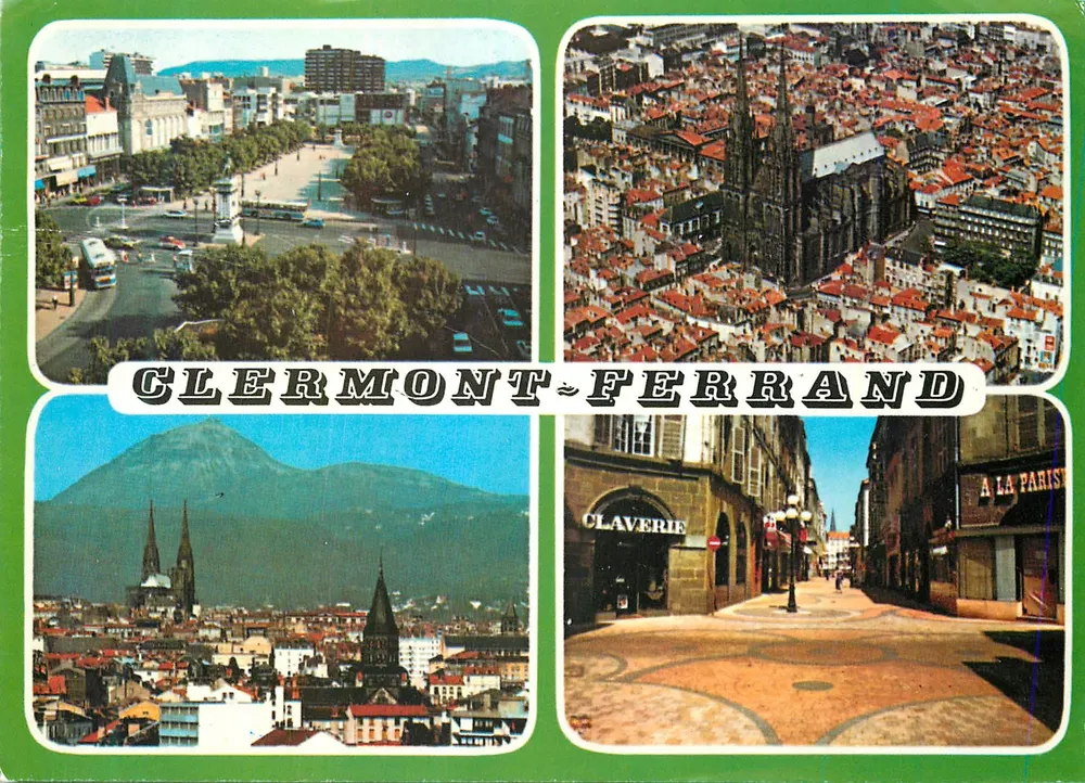 Clermont-Ferrand — vista panorâmica e urbana — Éditions du LYS - Frente