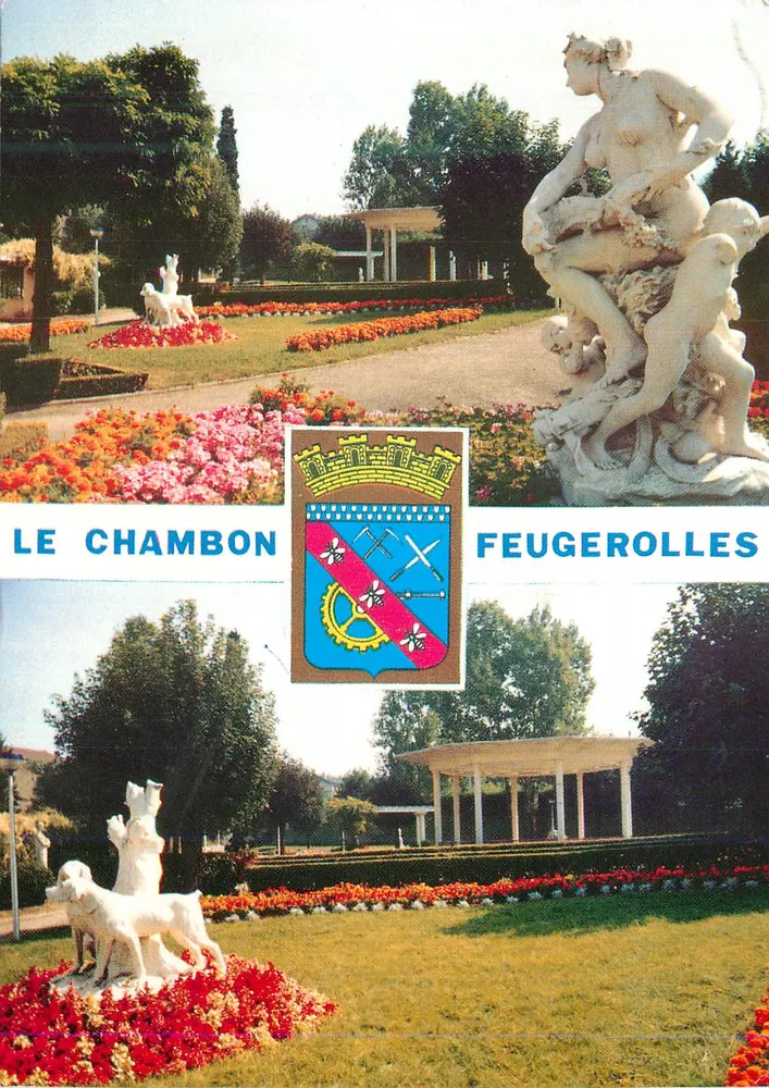 Le Chambon-Feugerolles — parc Jean Moulin — Éditions de La Morlandière - Recto