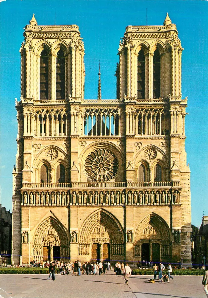 Notre-Dame de Paris — Catedral gótica — Éditions LYNA-PARIS n°1 - Frente