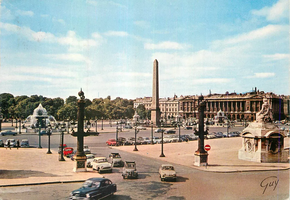 Place de la Concorde — obélisque de Louxor — Éditions GUY - Recto