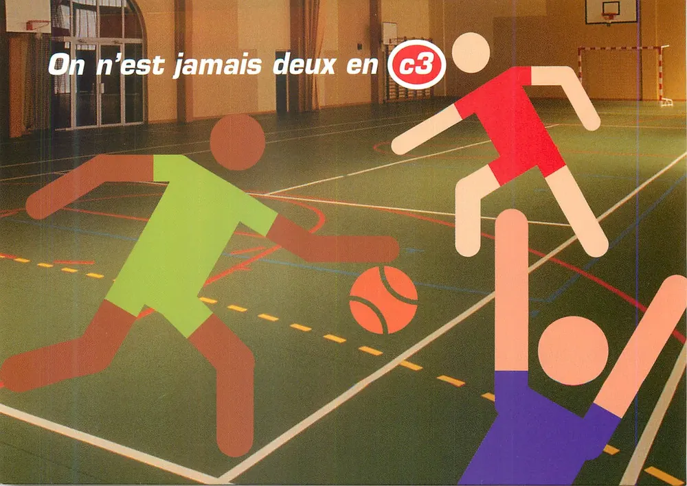 Sportliches Motiv — Werbung für c3 — Édition Image - Vorderseite