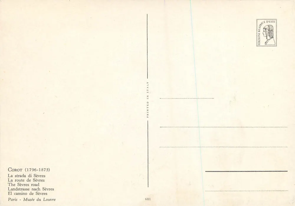सेव्रे के रास्ता — कोरोट (1796-1875) — एडिशन्स बीट्रिस डी एस्टे - पीछे