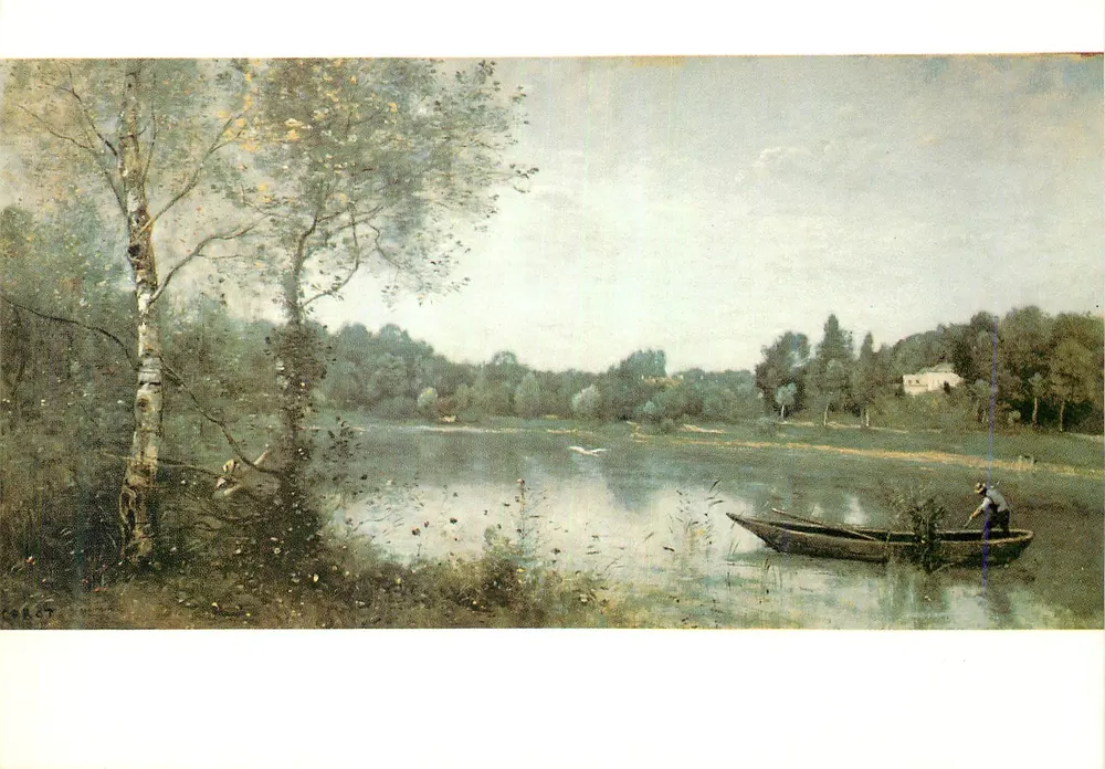 Der See von Ville-d'Avray — Corot (1796-1875) — Verlag Hazan, Nr. 1037 - Vorderseite