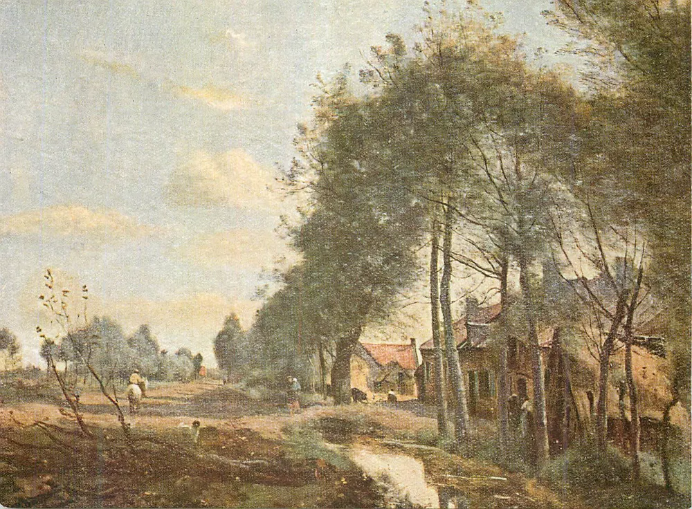 La route de Sin-le-Noble — Jean-Baptiste Camille Corot (1796-1875) — Éditions Nomis, Paris - Recto