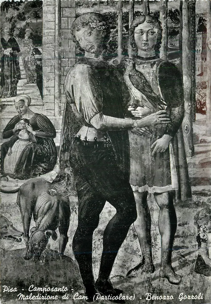 Maledizione di Cam - Detail - Benozzo Gozzoli - Front
