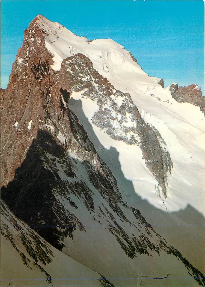 Die Ecrins (4103 m.) und die Barre Noire (3751 m.) — Massiv des Oisans — Editions F. Briançon - Vorderseite