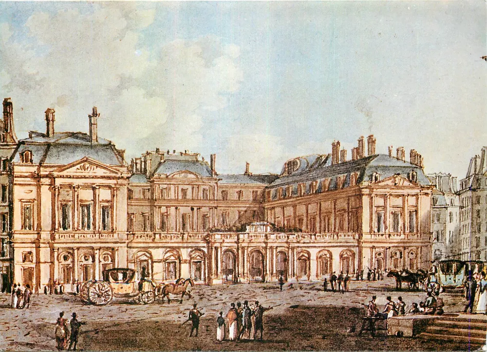 Place du Palais-Royal — vista do lado da entrada — editor Hachonian, n° 435 - Frente