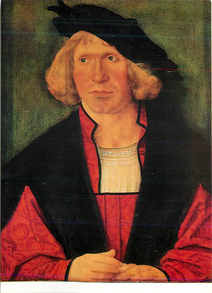 Hans von Kulmbach — Retrato de um jovem homem — Zerrniss & Co Nürnberg - Frente