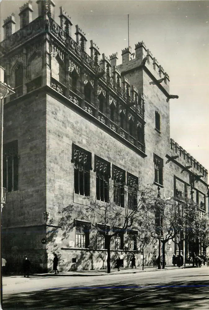 Valência — A Lonja (Bolsa) — Tarieta Postal, série I, n° 6005 - Frente