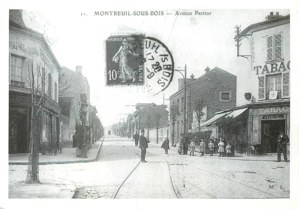 Montreuil-sous-Bois — Avenue Pasteur — M.L. éditeur - Recto
