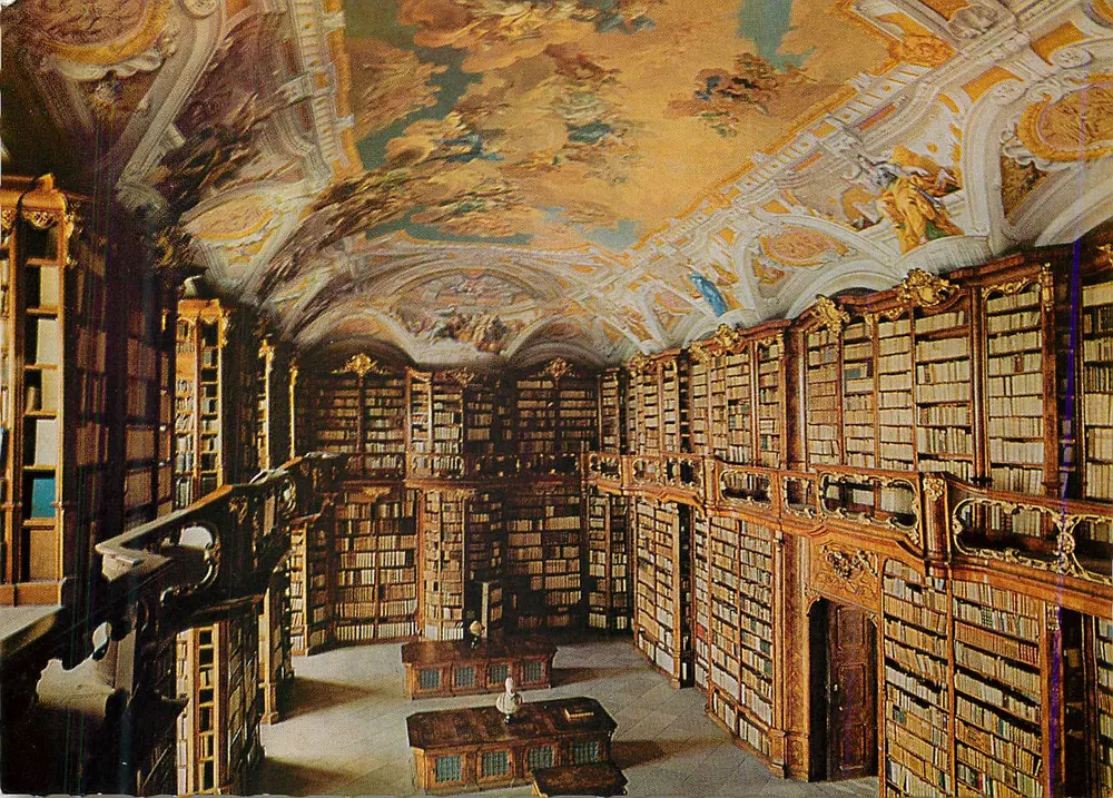 Biblioteca do São Flórida — Stiftsbibliothek 1747-1751 — Fotoverlag A. Kellner Wien - Frente