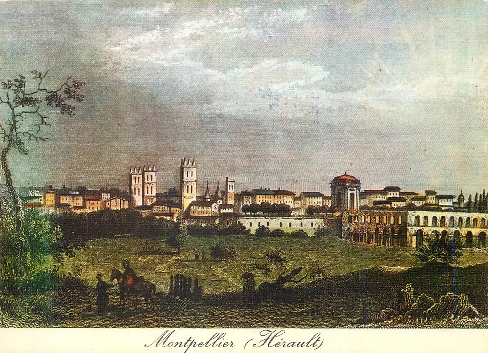 Montpellier (Hérault) — Vista geral — Edições de Arte Yvon - Frente