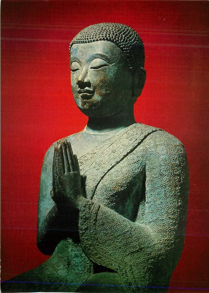 Sitzende Buddha-Statue — Ajuthia-Stil, 17. bis 18. Jahrhundert — Verlag Egger-Verlag, Serie « Die Meister » n°1961 - Vorderseite