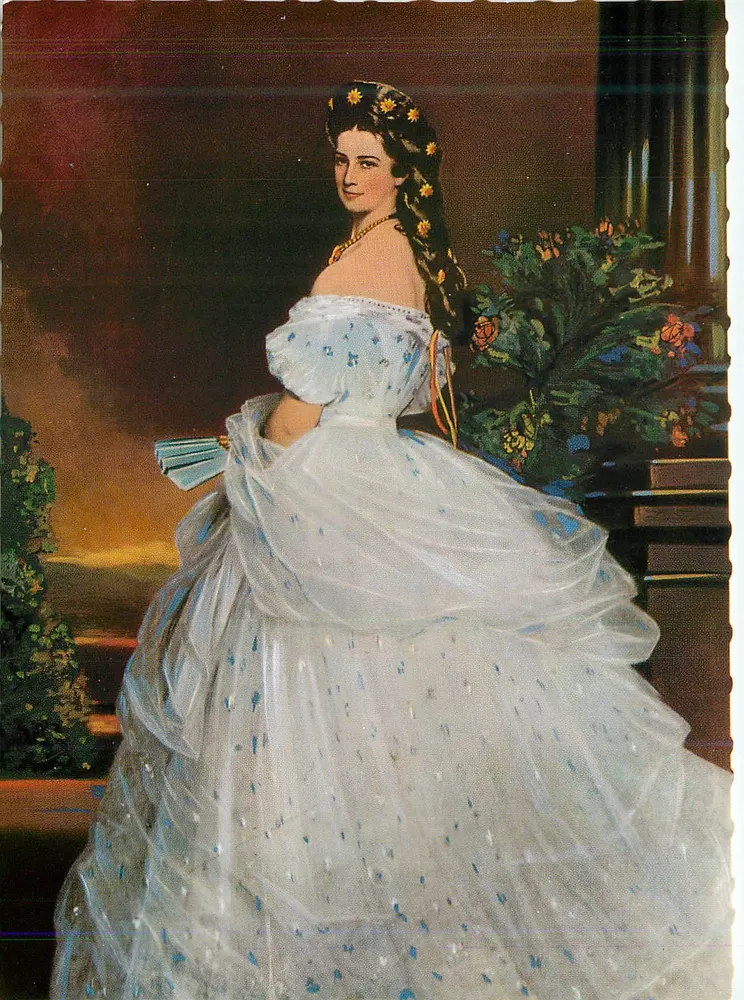 Elisabeth — Imperatriz da Áustria — Fotoverlag A. Kellner, Viena, n° 336-1 FW - Frente