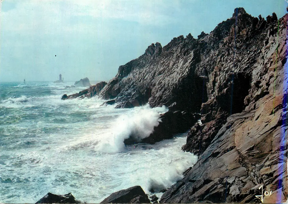 Pointe du Raz — Vue générale — Éditions d'Art JOS, n° MX 432 - Recto