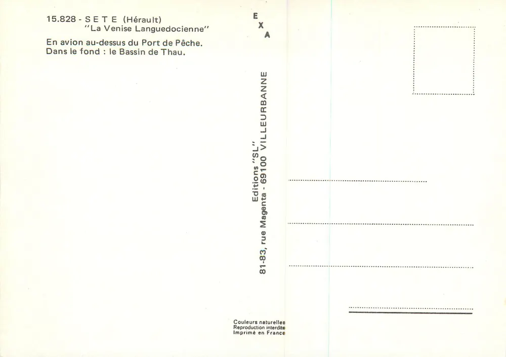 Sete (Hérault) — Die Venezia des Languedoc — Editions Magenta - Rückseite