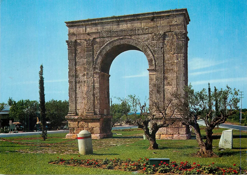 Arco de Bará — Tarragona — Foto color RAYMOND - Frente