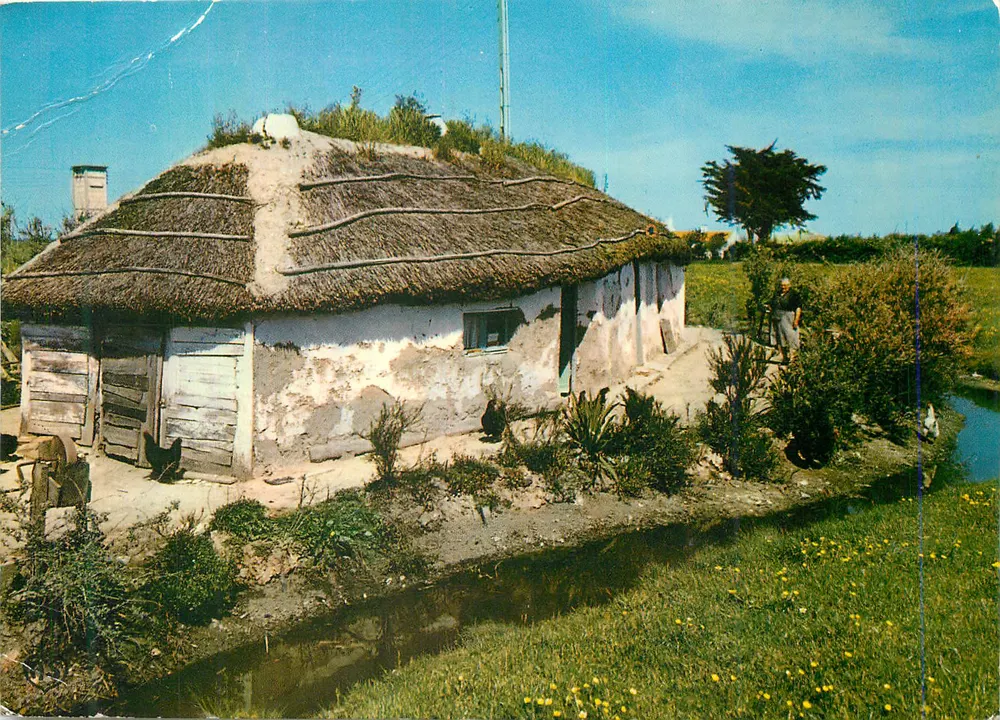 Bourrine Vendéenne — Pays de Monts — uitgever Artaud Frères, Nantes-Carquefou, n° OR 57 - Voorkant