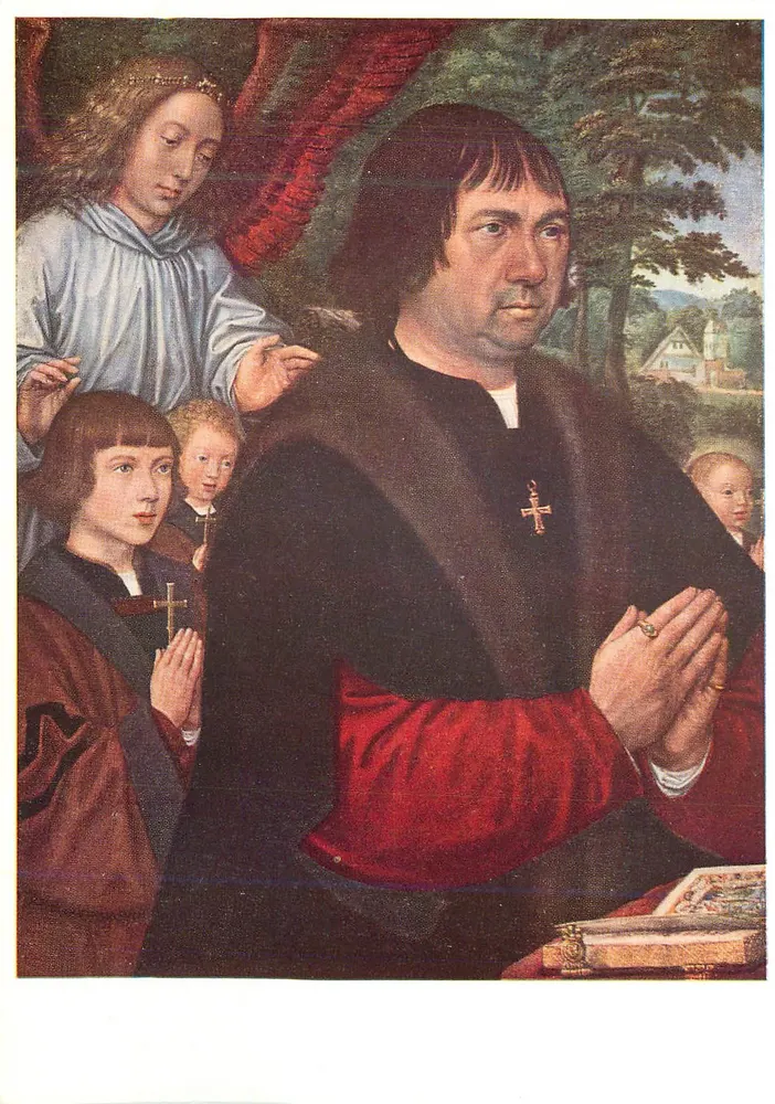 Retrato religioso — Gérard HORENBOUT — Editor Lievin van Pottelsberghe, S.A. & Imp. Lacontini, S.A. - Frente