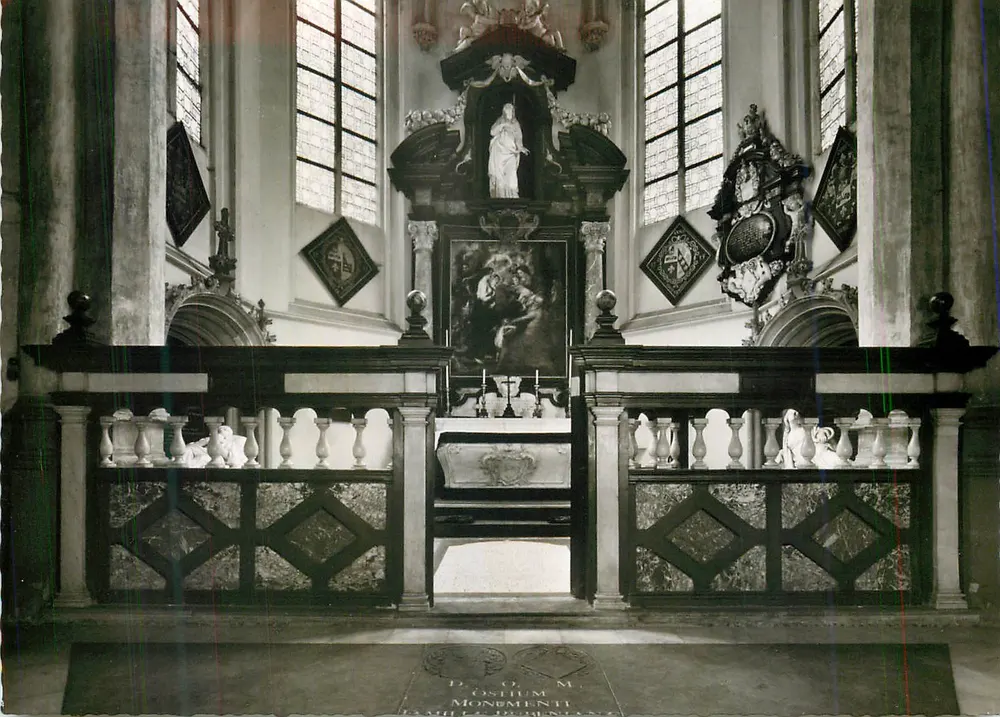 Grafkapel van P. P. Rubens — St-Jacobskerk — Antwerpen — Foto A. De Belder, Hoboken - Nr. 72 - Recto