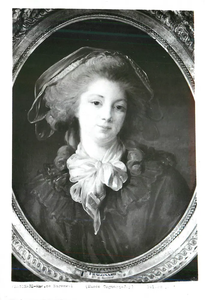 Retrato da Senhora de Norenvall — obra de Fragonard — Museu Cognacq-Jay - Frente