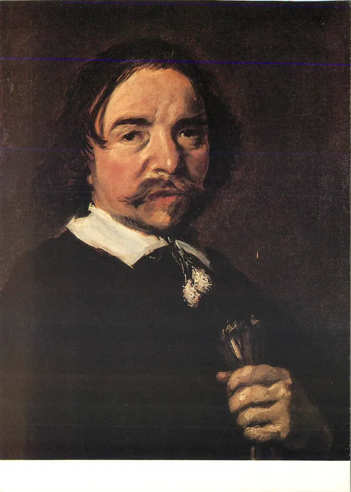 Selbstporträt eines Mannes mit dunklem Haar — Frans Hals (1580-1666) — Kunsthaus Zürich - Vorderseite