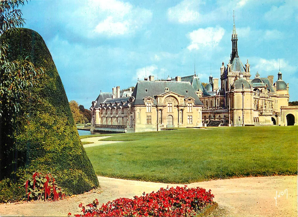 Chantilly — Park und Schloss — Kunstausgaben Yvor - Vorderseite