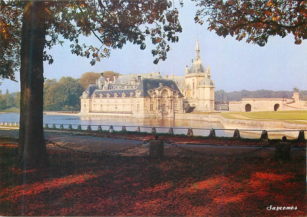 Chantilly (Oise) — A Vista do Castelo — Edição Sapzomos - Frente