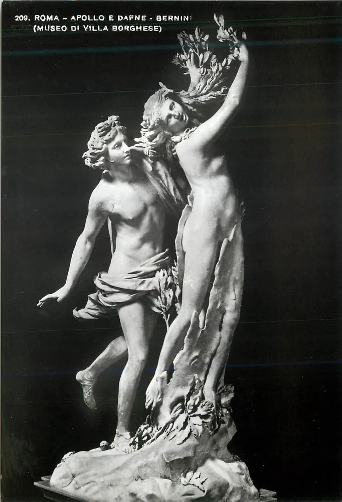 Apolo e Dafne - Bernini — Museu da Villa Borghèse — série 209 - Frente