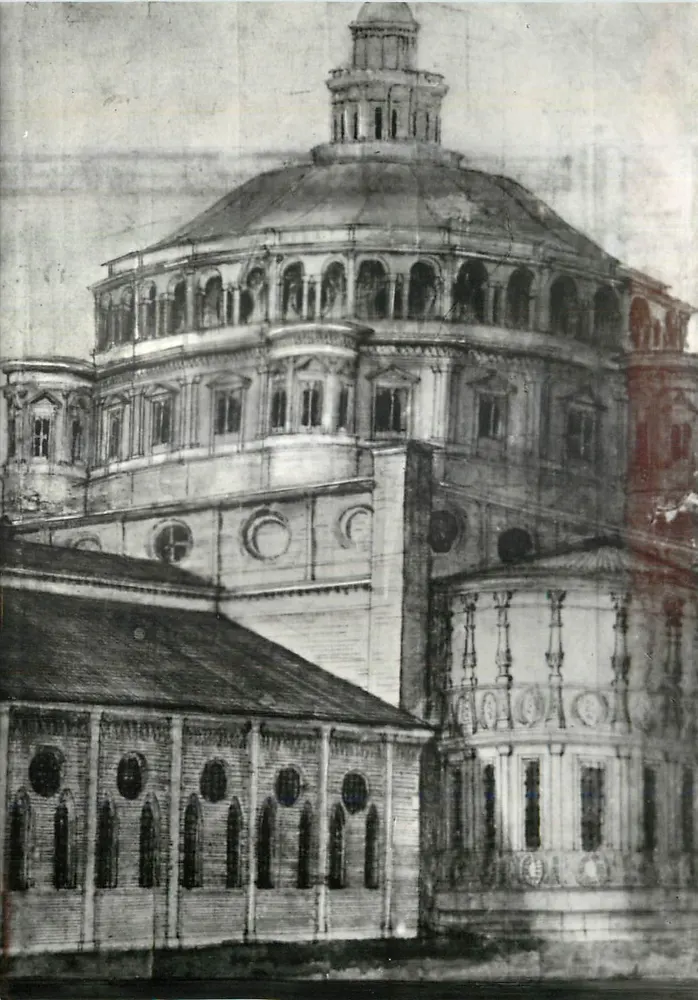 Donato Bramante — Zeichnung des Hauses von Raphael in Urbino — VERA FOTO GRAFIA - Vorderseite