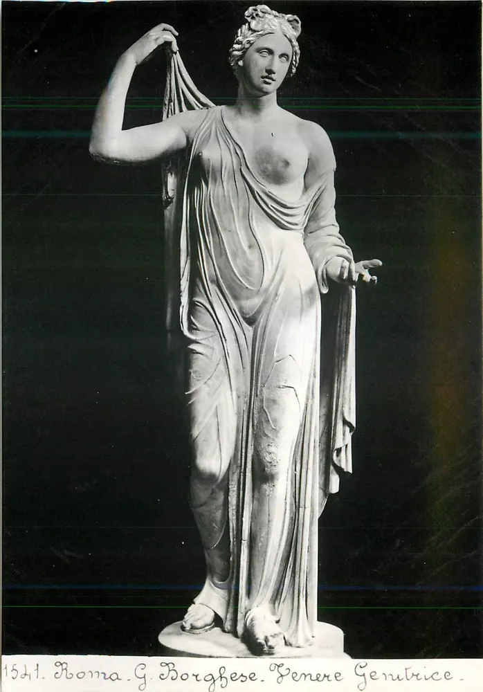 Estátua da Génitrice — G. Borghèse — Editor P. Chauffourier, n°1541 - Frente