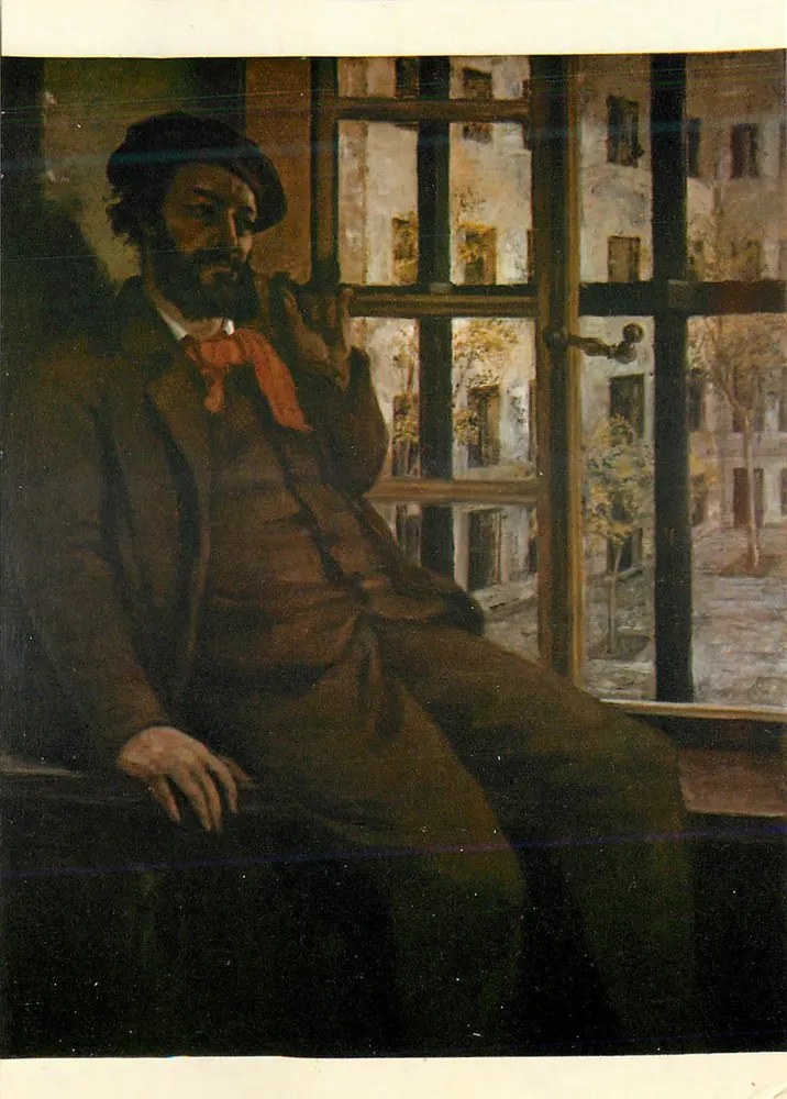 Gustave Courbet — Portrait à Sainte-Pelagie — Éditions Théolac - Recto