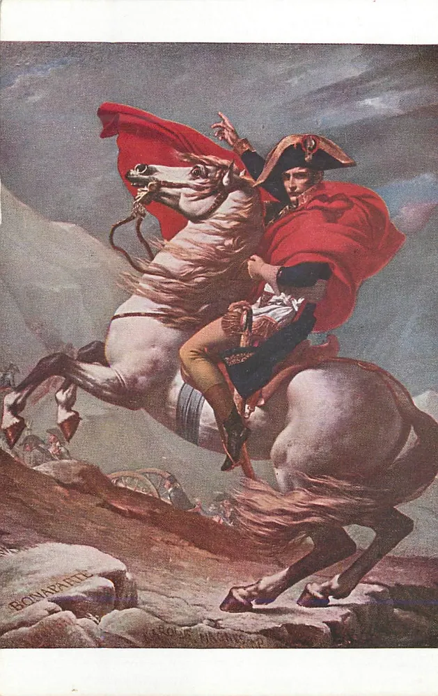 Napoléon Bonaparte — Premier Consul — J.-L. David — Éditions Nomis, Paris - Recto