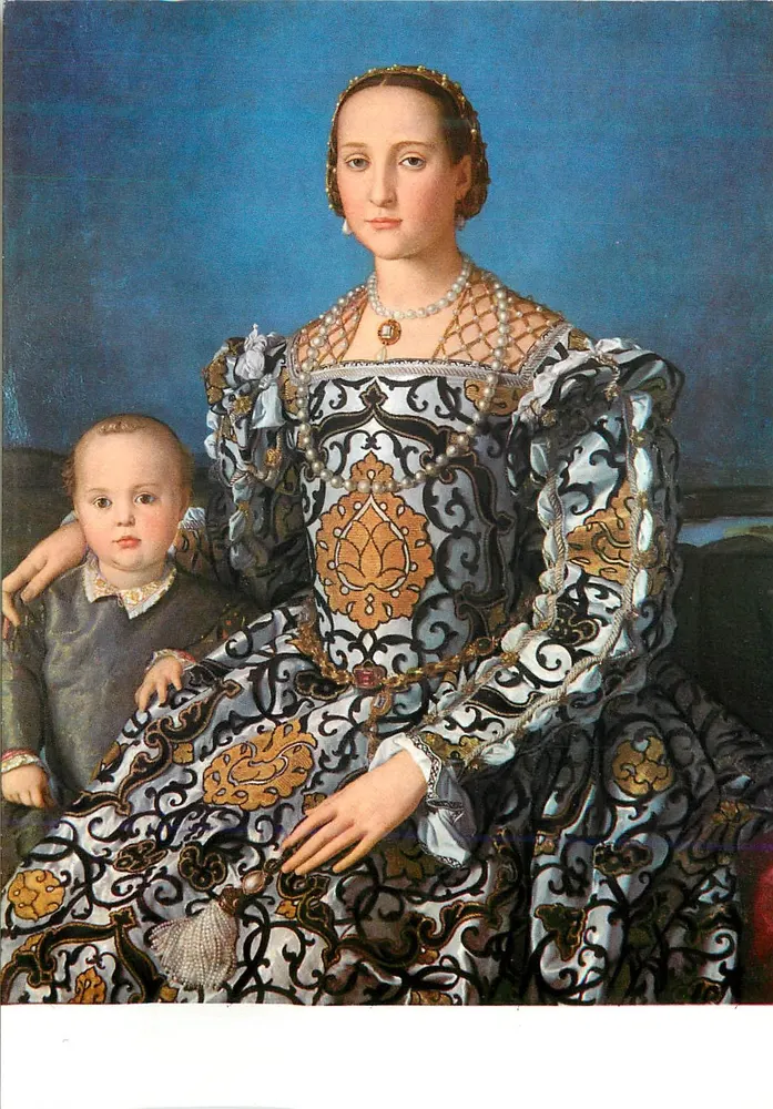 Eleonora de Toledo — Bronzino — Galleria Uffizi — série de ARTE n°513 - Frente