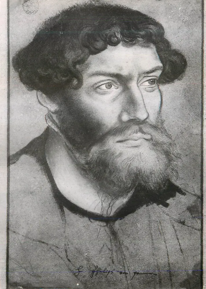 Porträt von Lucas Cranach dem Älteren — Herzog Philipp von Pommern — Service Commercial Monuments Historiques, Paris - Vorderseite