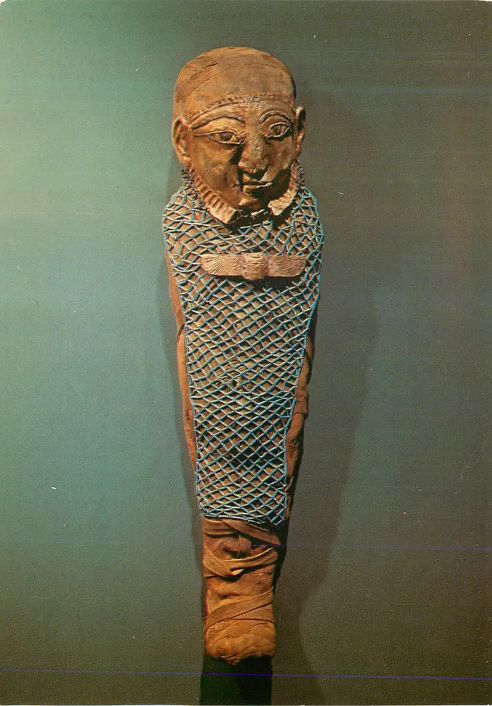 Momie de criança egípcia — (Coleção Museu da Humanidade) — PARIS horizons 278.22.21 - Frente