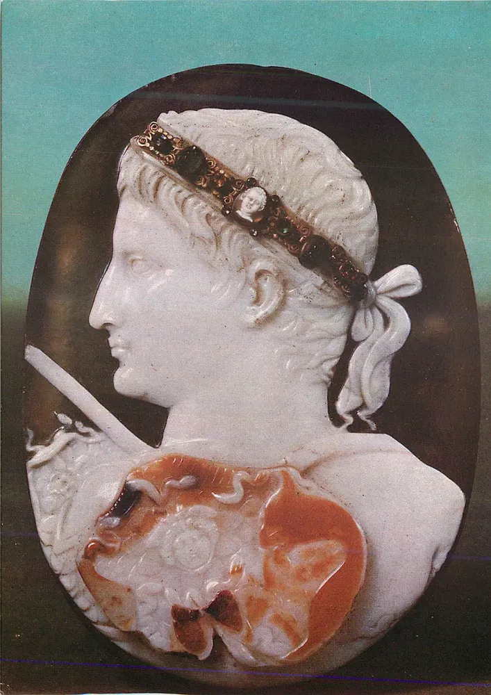 Augustus — Römischer Sardonyx-Cameo — British Museum - Vorderseite
