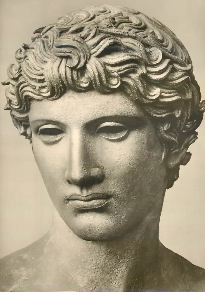 Tête de Mercure — Louvre, Paris — Éditeur A. Egger, Cologne, n° 197 - Recto