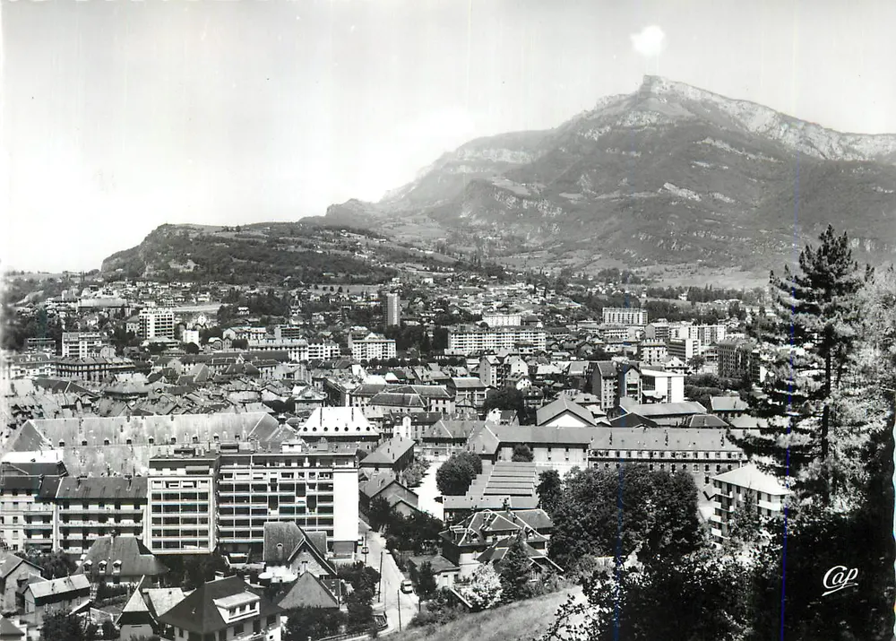 Chambery — Vista geral e o Nivolet — Cie des Arts Photomécaniques, Paris - Frente