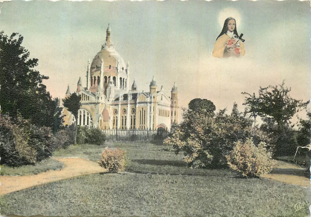 Basílica do Sagrado Coração de Lisieux — vista panorâmica — Cap 43, editada por C. DES ARTS - Frente