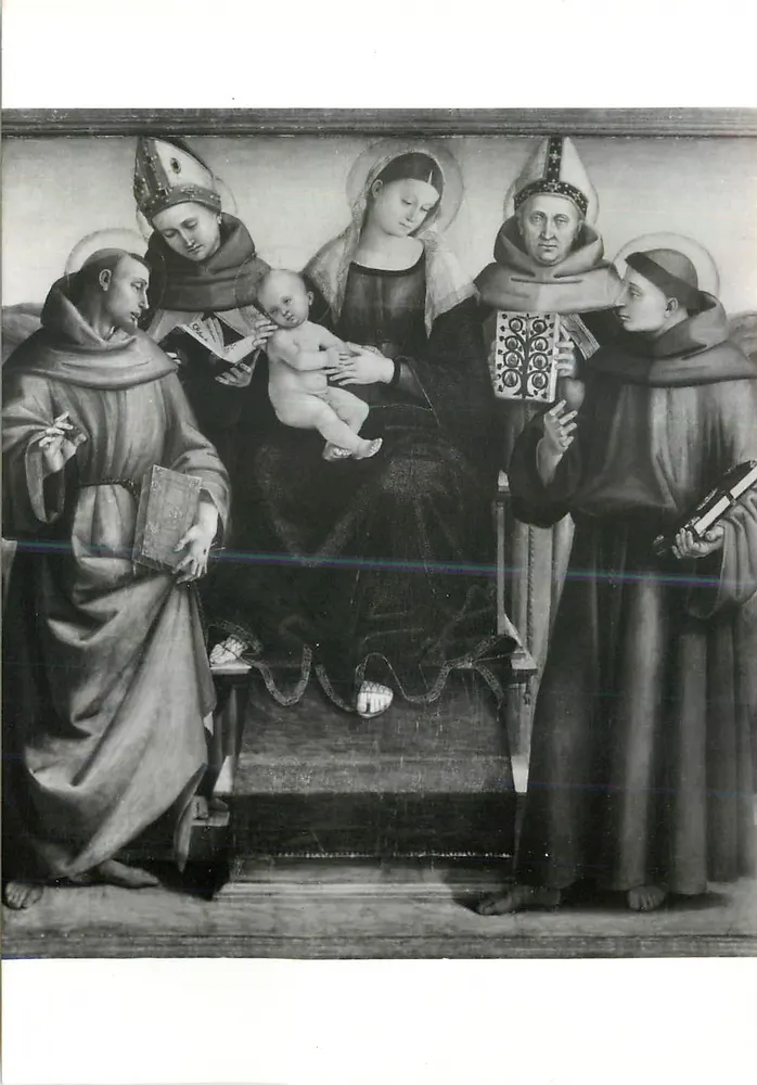 Madonna col Bambino e Santi — œuvre de Luca Signorelli — Musée Diocésain de Cortona - Recto