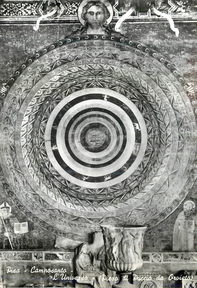 Pisa - Camposanto - O Universo (Piero di Puccio da Orvieto) - Frente
