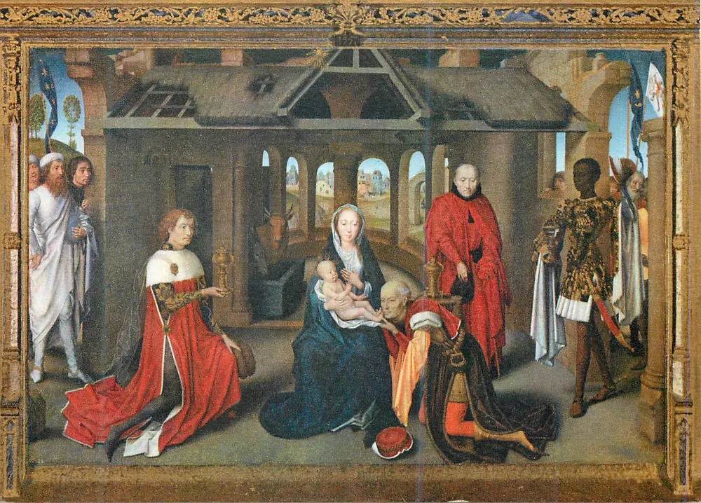 Adoração dos Reis Magos — Hans Memling — Prado-Madrid - Frente
