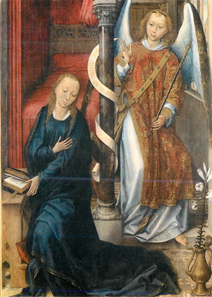 A Anunciação — Van der Stockt — Museu de Dijon - Frente