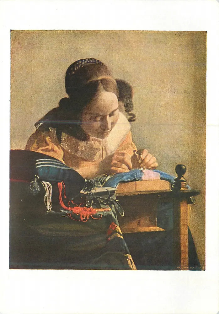 A Dama da Trama — Jan van der Meer ou Vermeer de Delft (1632-1675) — Edições Nomis-Lapina, Paris - Frente
