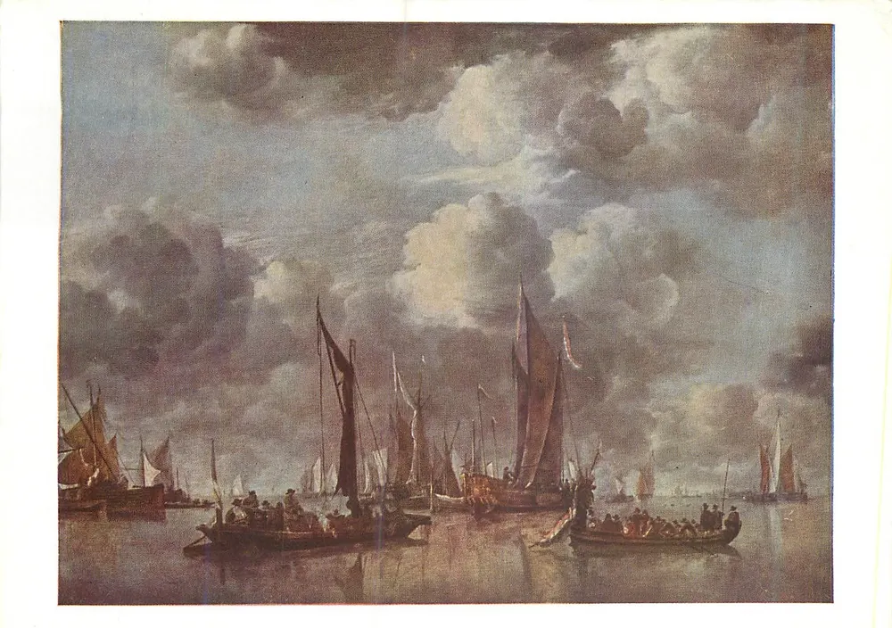 Cappelle: Rivierlandschap met staatsboot — (965) — Waterlow & Sons Limited, Londen - Voorkant