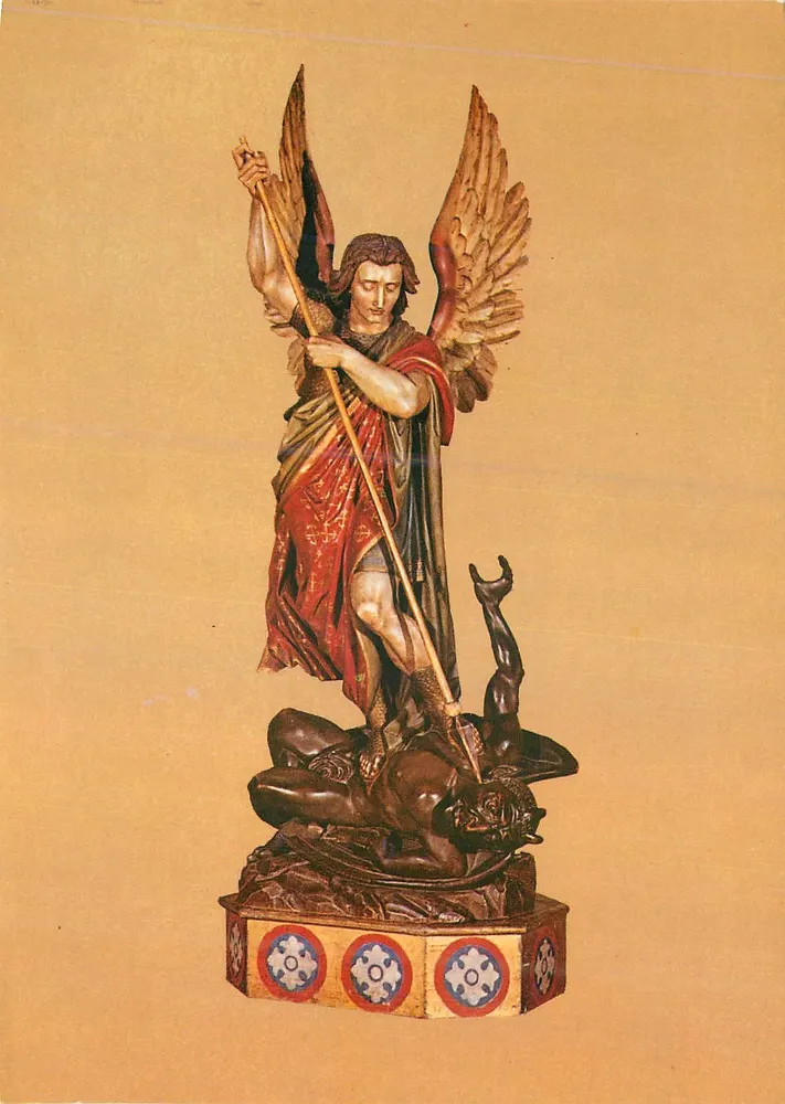 Statue des Heiligen Michael, der Erzengel — Abtei St. Michael von Frigolet — Société Éditions de France - Vorderseite