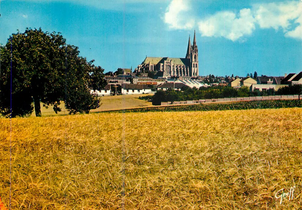 A Catedral de Chartres — Em Beauce — Éditions Greff, Paris - Frente