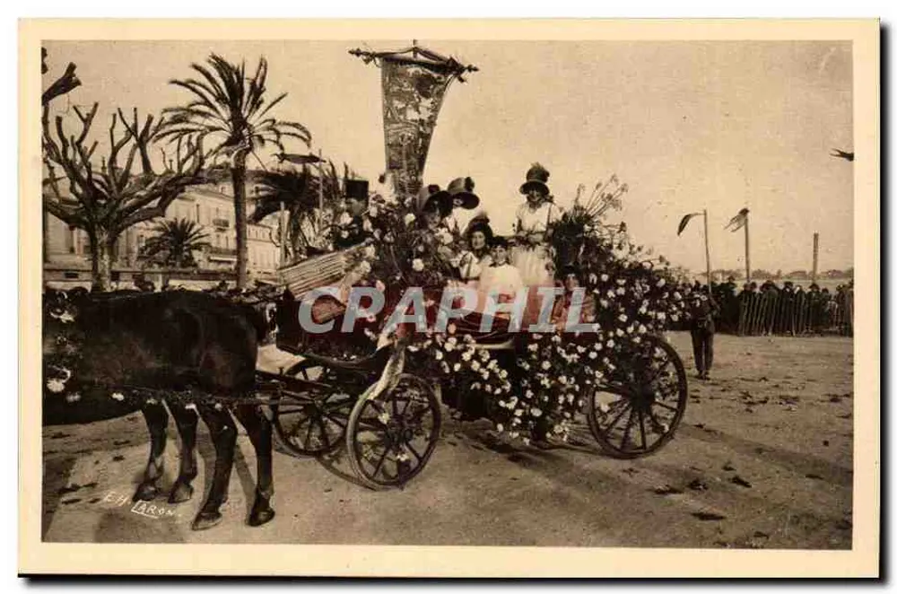 Cannes - Hôtel Californie — A la Bataille de Fleurs - Recto