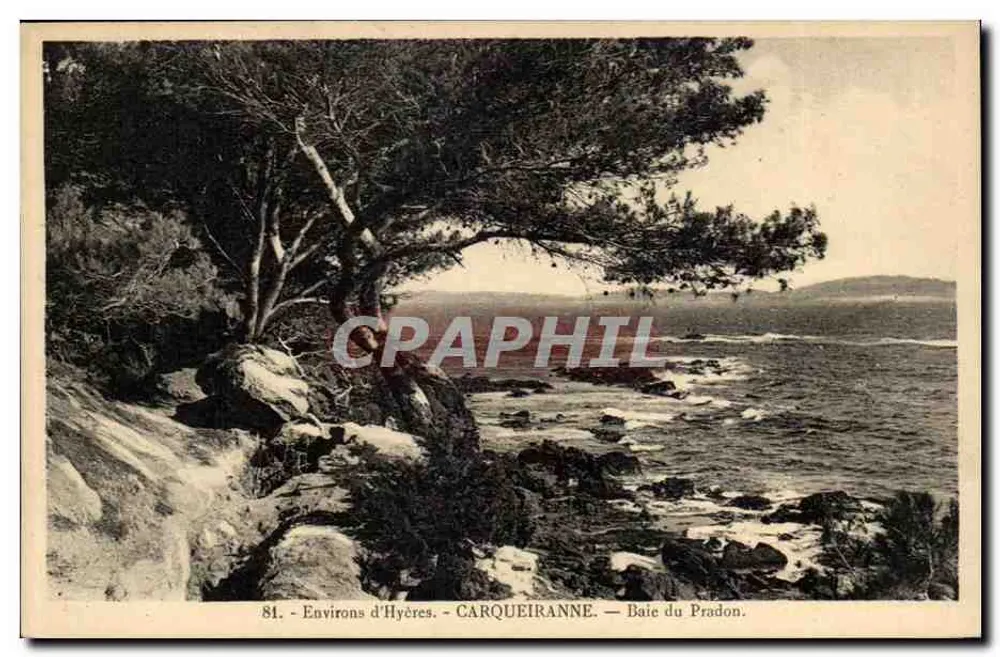 Baía do Pradon — Arredores de Hyères — CARQUEIRANNE — n°81 - Frente